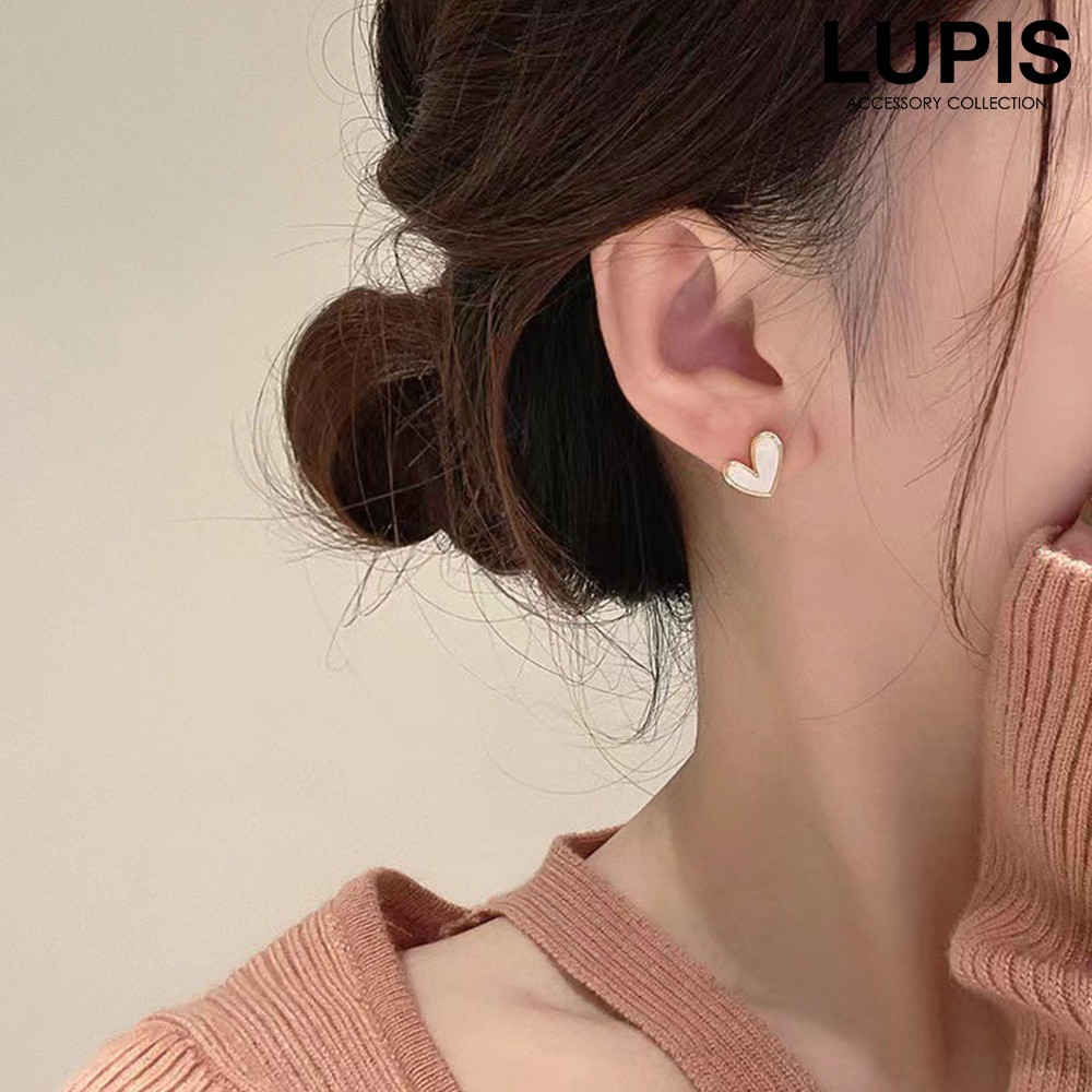 LUPIS（ルピス） ピアス レディース ハート シンプル モノトーン
