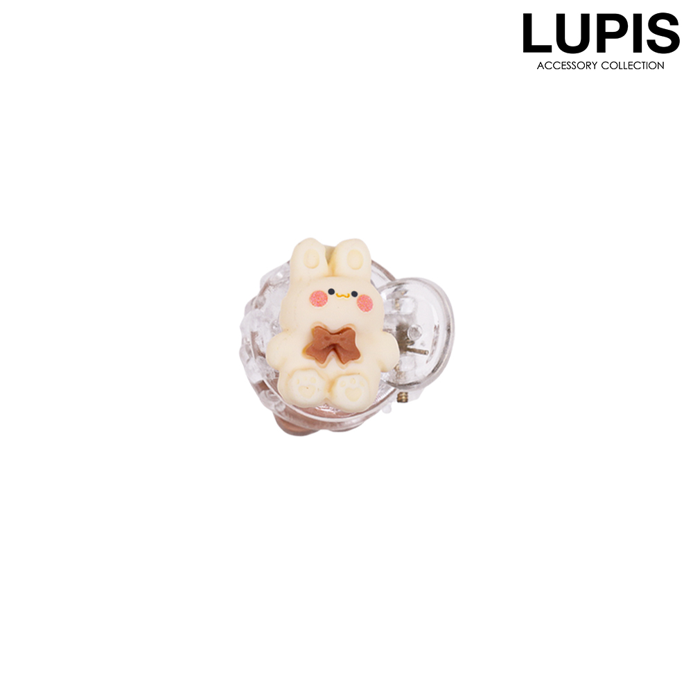 LUPIS（ルピス） ヘアアクセサリー ヘアクリップ ミニ 小ぶり くま 