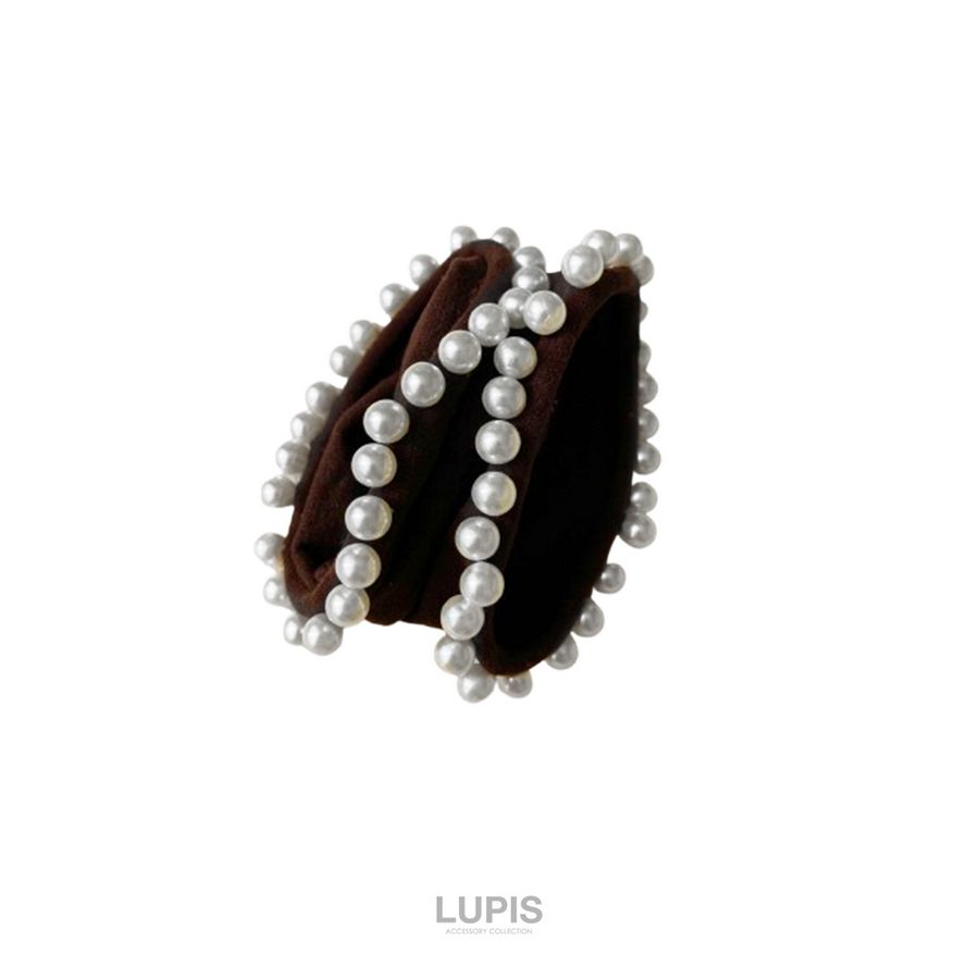 LUPIS（ルピス） ヘアアクセサリー ヘアゴム パール ジャージヘアゴム