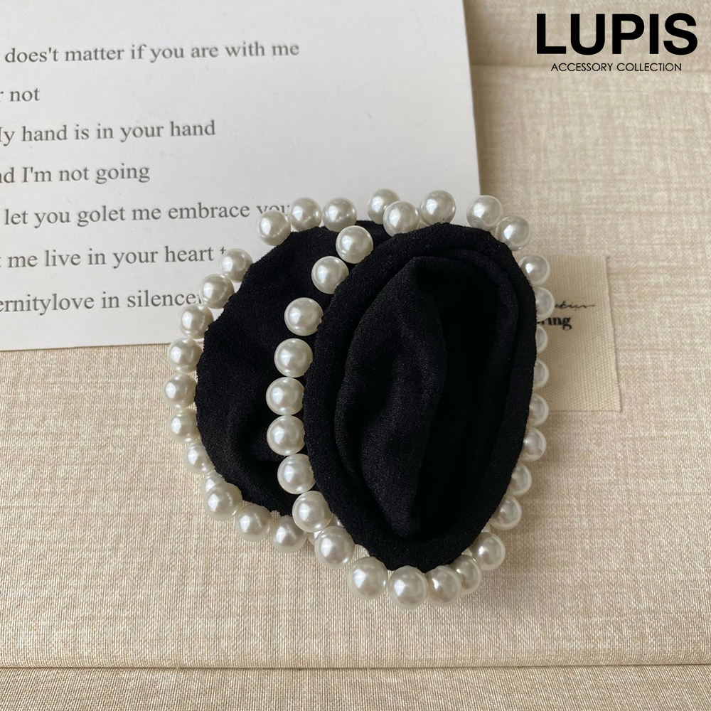 LUPIS（ルピス） ヘアアクセサリー ヘアゴム パール ジャージヘアゴム