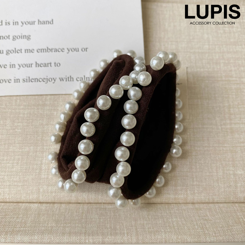LUPIS（ルピス） ヘアアクセサリー ヘアゴム パール ジャージヘアゴム