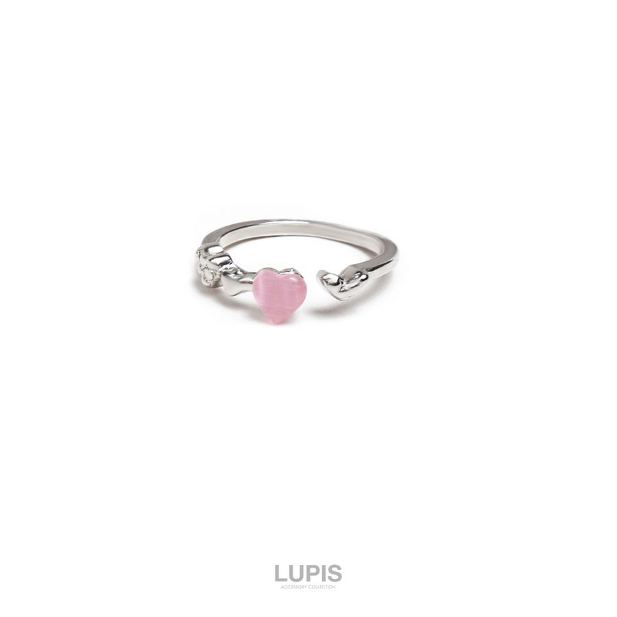 LUPIS（ルピス） 指輪 リング レディース ハート メタル チェーン