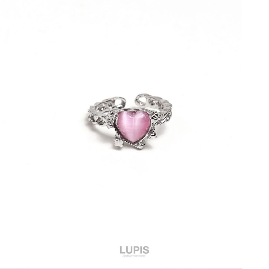 LUPIS（ルピス） 指輪 リング レディース ハート メタル チェーン