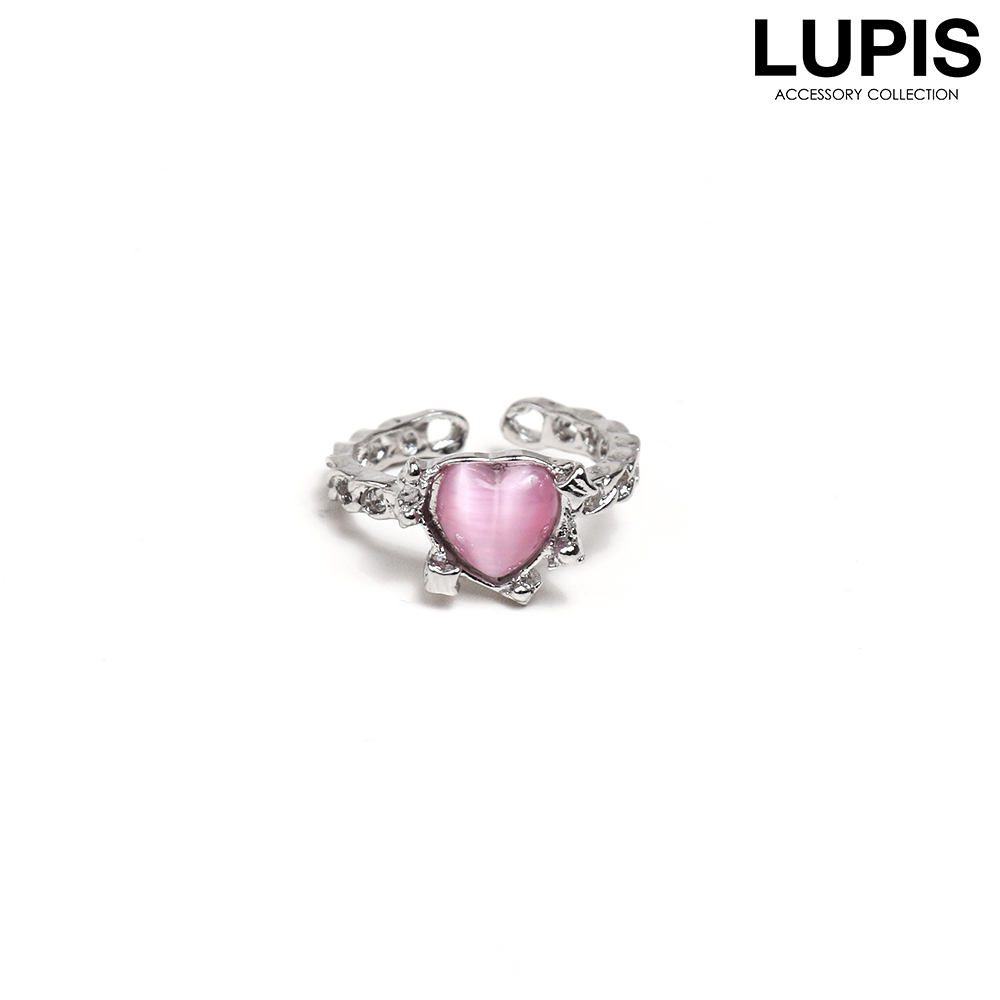 LUPIS（ルピス） 指輪 リング レディース ハート メタル チェーン