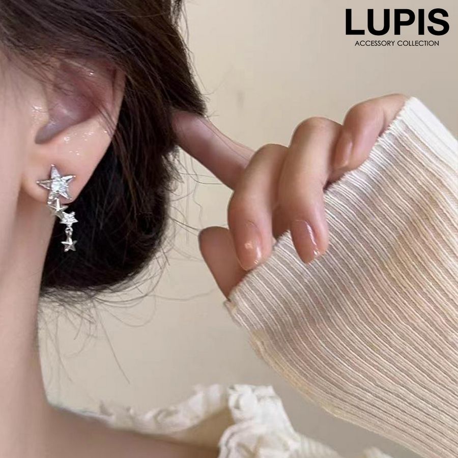 LUPIS（ルピス） ピアス レディース スター 星 4連 かわいい ガーリー