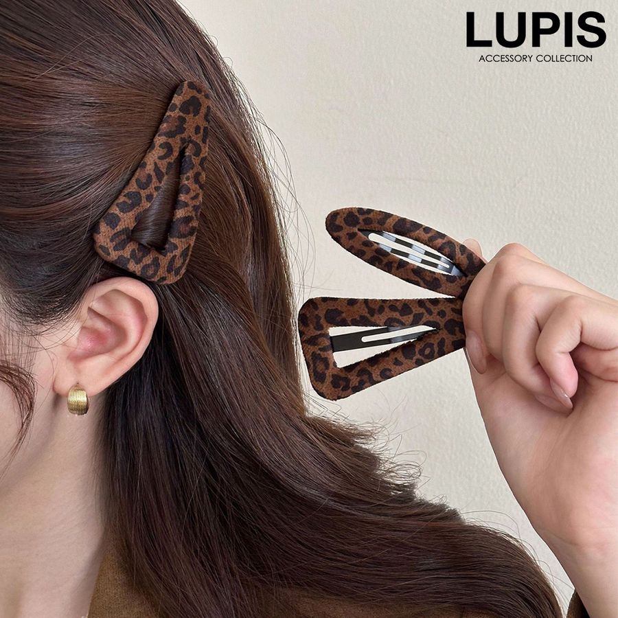 アニマル柄ヘアクリップとヘアピンセット LUPIS（ルピス） ヘアアクセサリー ヘアピン ぱっちんピン スリーピン