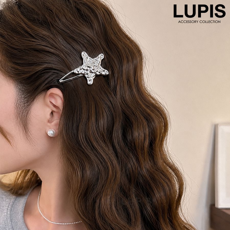 LUPIS（ルピス） ヘアアクセサリー ヘアクリップ スター 星 メタル