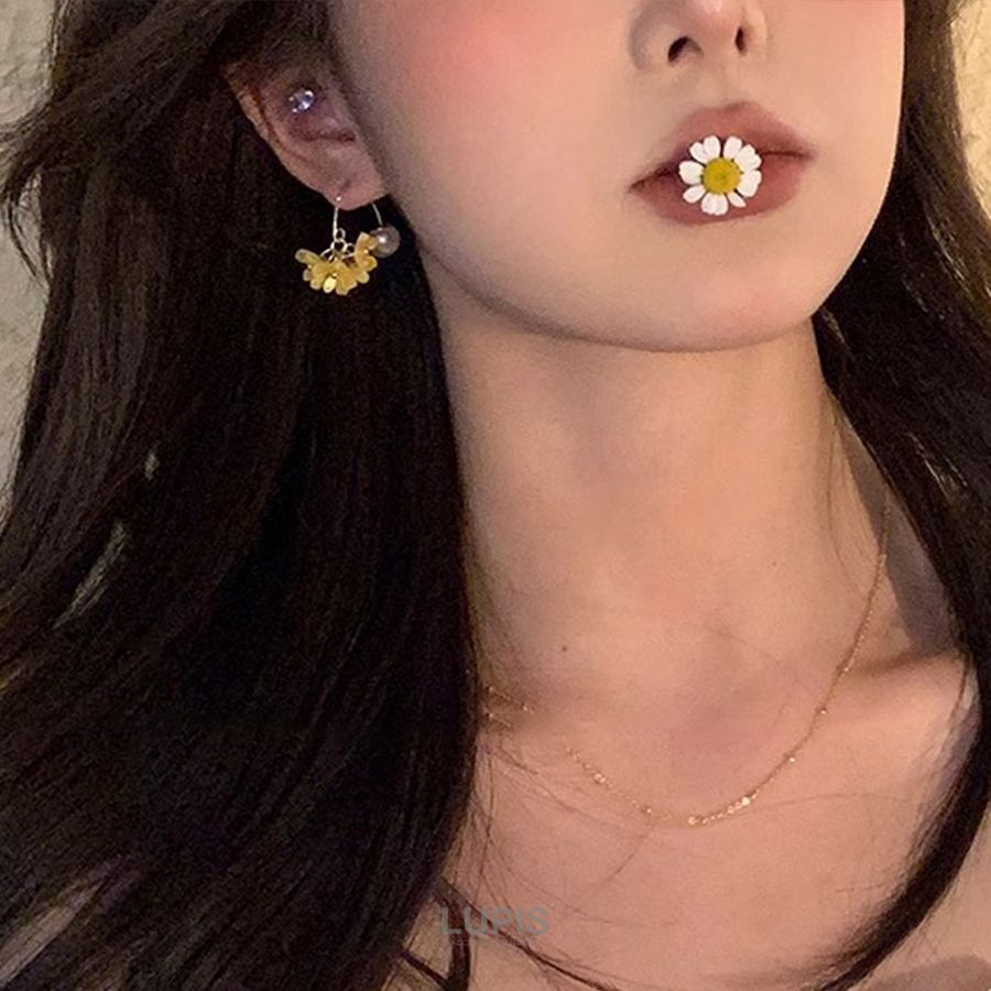 LUPIS（ルピス） ピアス レディース フラワー ブーケ パール かわいい