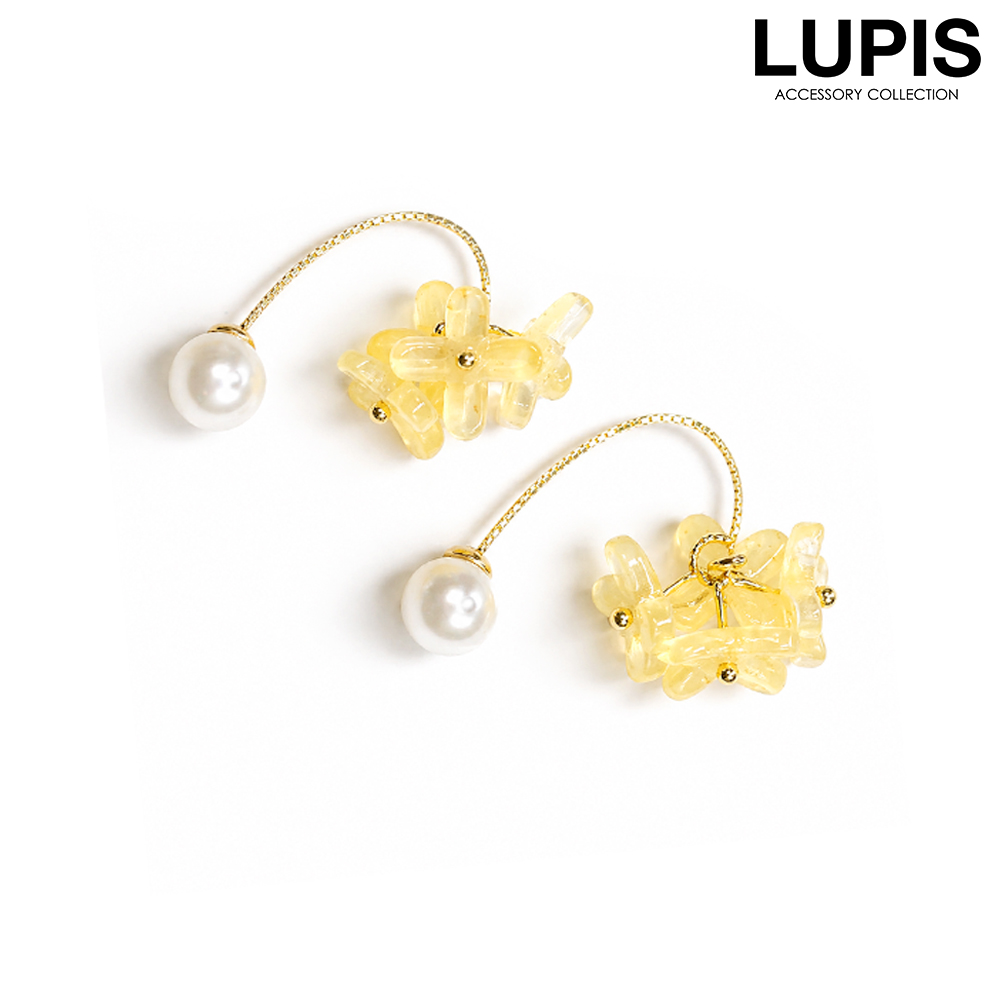LUPIS（ルピス） ピアス レディース フラワー ブーケ パール かわいい