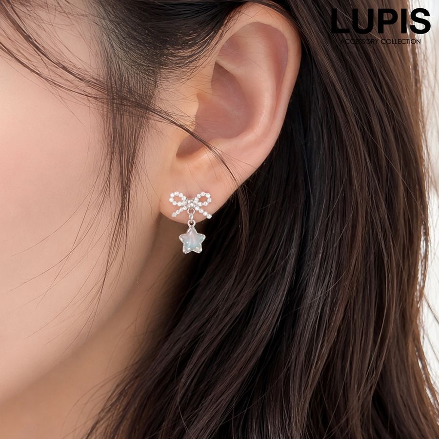 ☆リリーローズ☆様リクエスト3点まとめ商品　星月ピアス　音符ピアス　パールピアス LUPIS（ルピス） ピアス レディース パール リボン オーロラ スター 星
