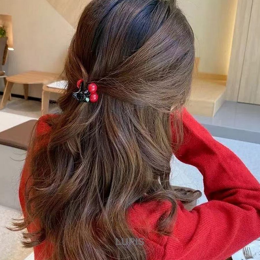 LUPIS（ルピス） ヘアアクセサリー ヘアクリップ さくらんぼ チェリー