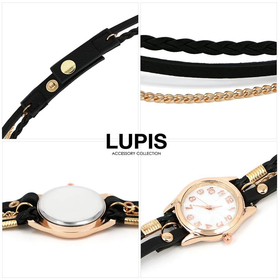 腕時計 レディース 時計 かわいい 安い ブレスレット チェーン フェイクレザー おしゃれ ルピス LUPIS 2023夏 レディース腕時計 