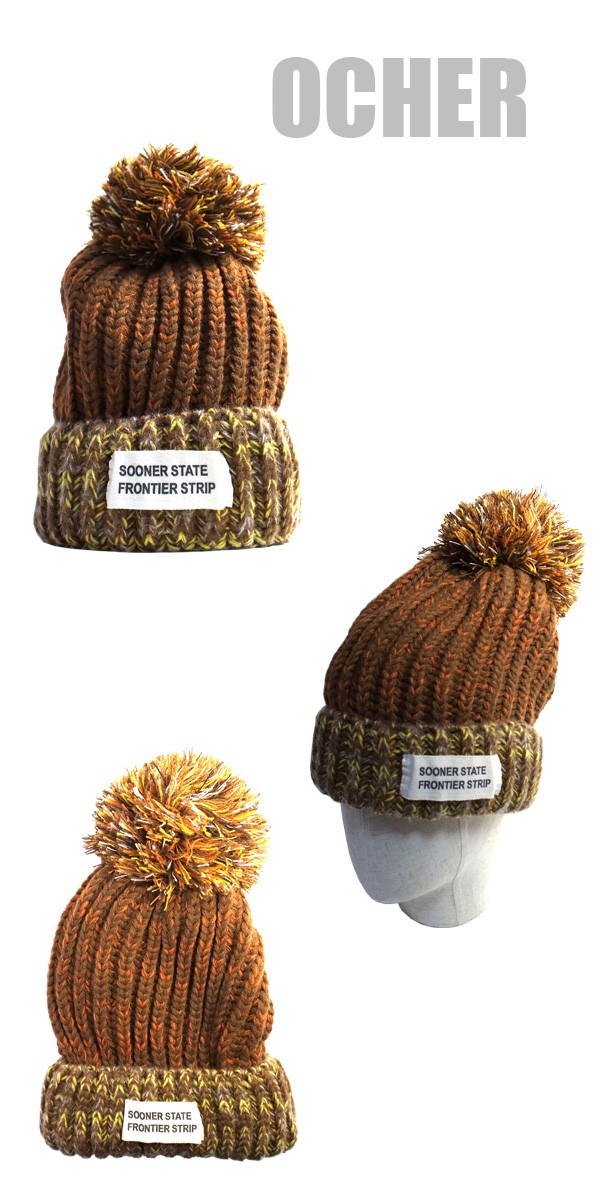 2トーンニットキャップ3