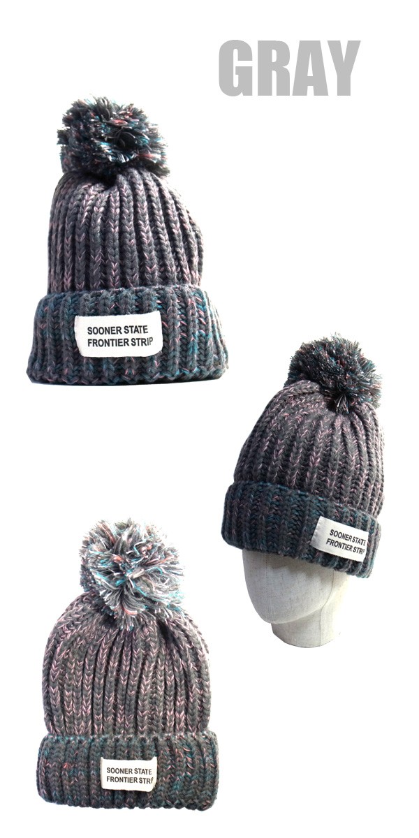 ミックス 2トーン ポンポン ニットキャップ 6カラー ニット帽 帽子 レディース メンズ ボンボン Mix Knitcap 01 Lupo 通販 Yahoo ショッピング