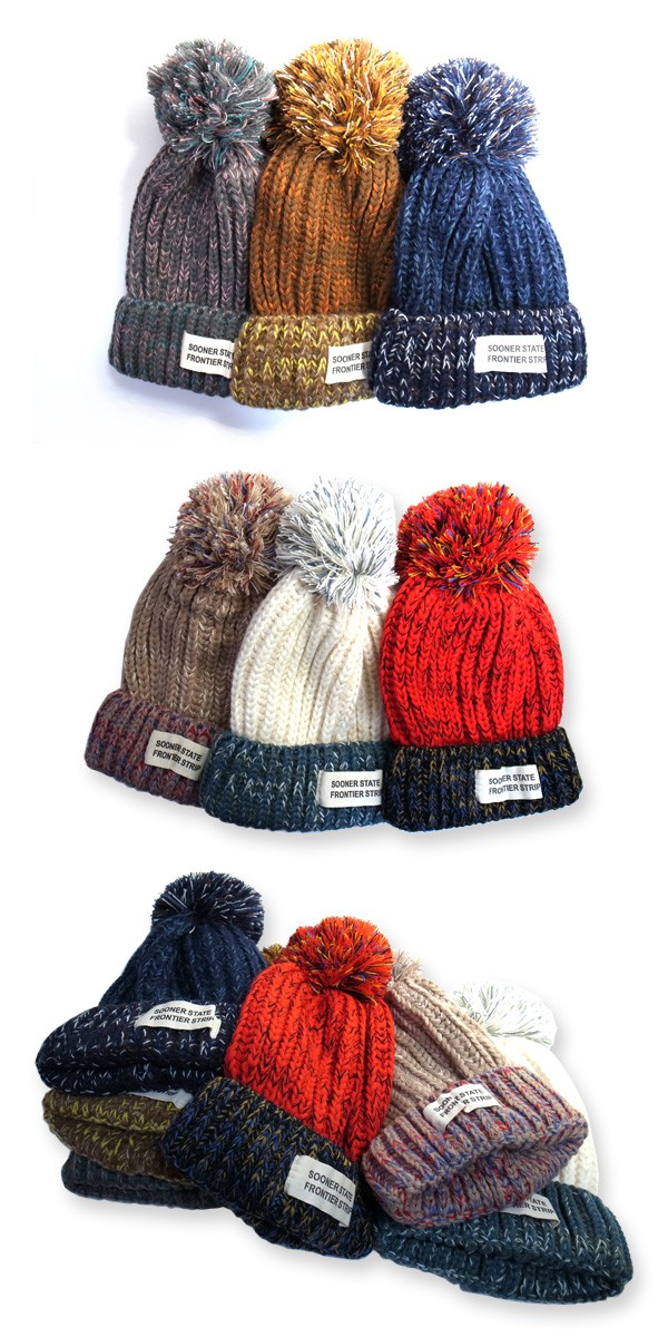 2トーンニットキャップ8