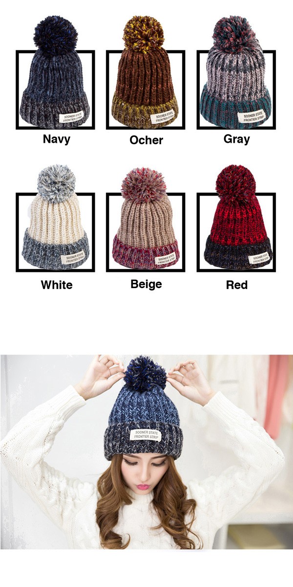 2トーンニットキャップ9