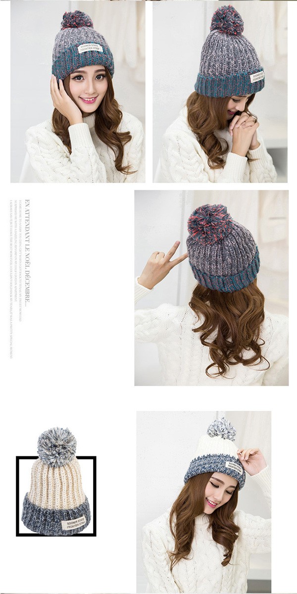 2トーンニットキャップ12