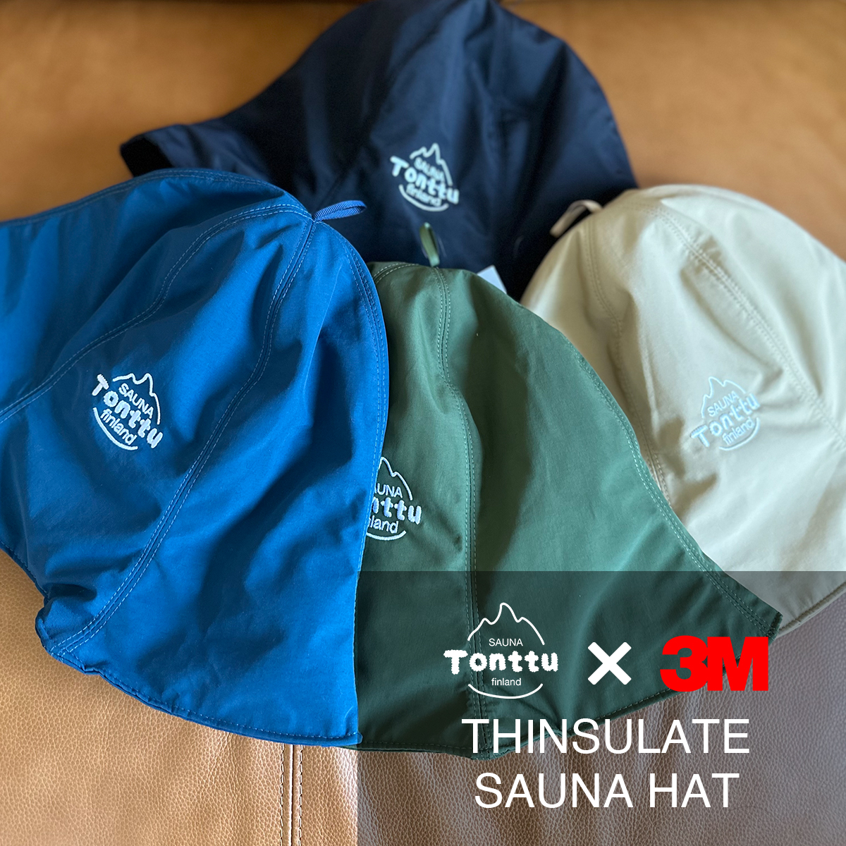 Tonttu サウナハット 帽子 大きめ 3M シンサレート 断熱素材 ナイロン