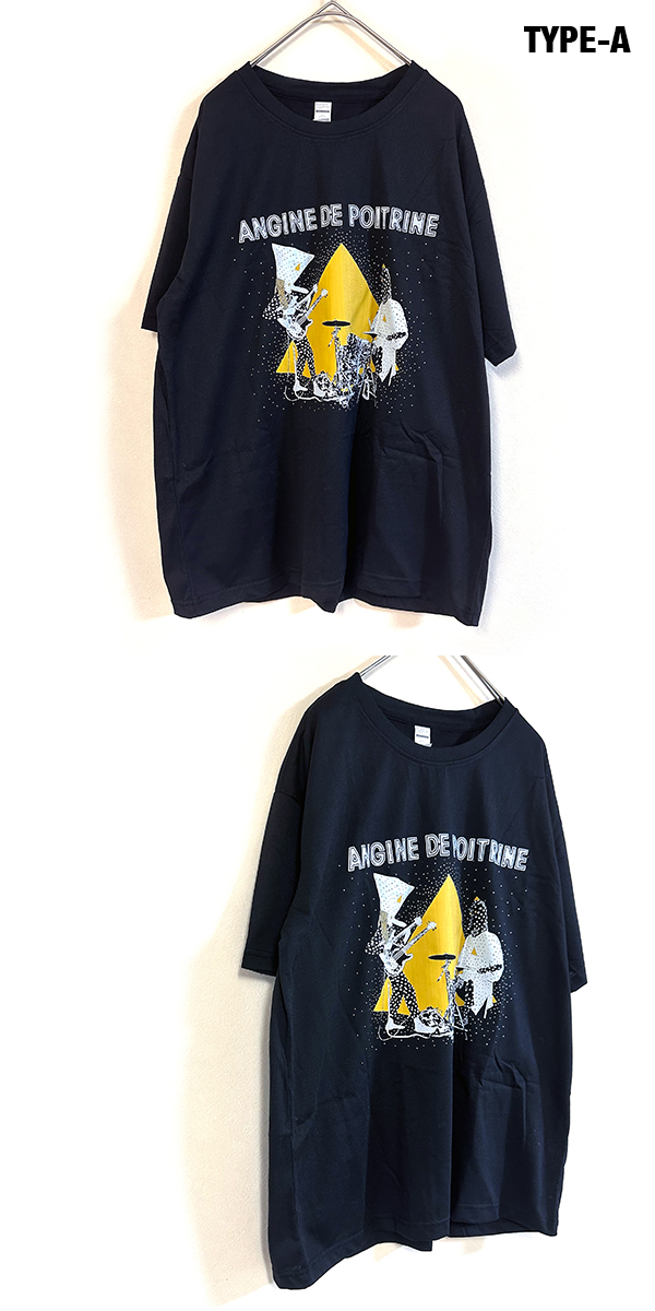 アンジーヌ・ド・ポワトリーヌ Tシャツ ブラック Angine de Poitrine