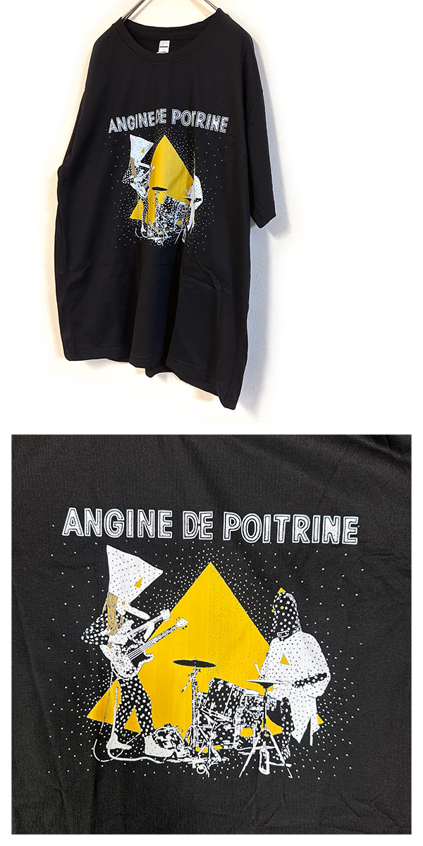 アンジーヌ・ド・ポワトリーヌ Tシャツ ブラック Angine de Poitrine
