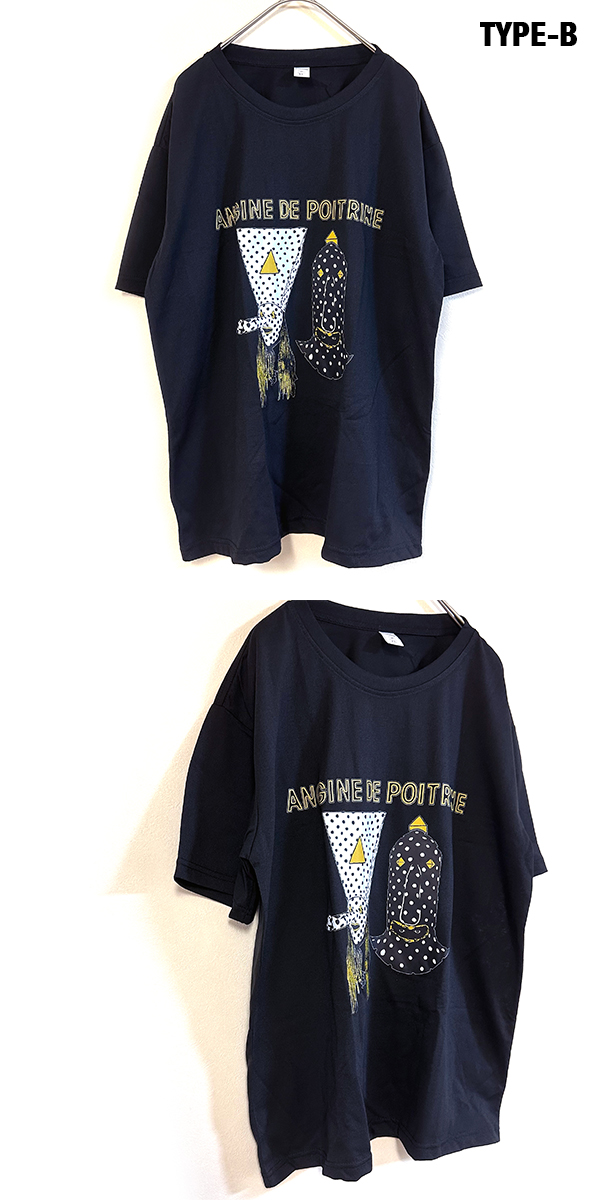 アンジーヌ・ド・ポワトリーヌ Tシャツ ブラック Angine de Poitrine