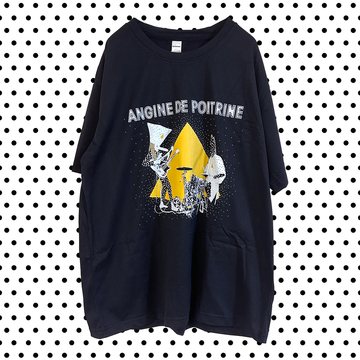 アンジーヌ・ド・ポワトリーヌ Tシャツ ブラック Angine de Poitrine