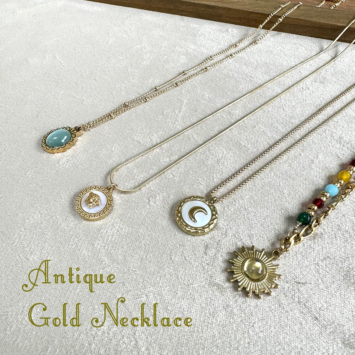SALE アンティーク風 ゴールド ネックレス アクセサリー ジュエリー 