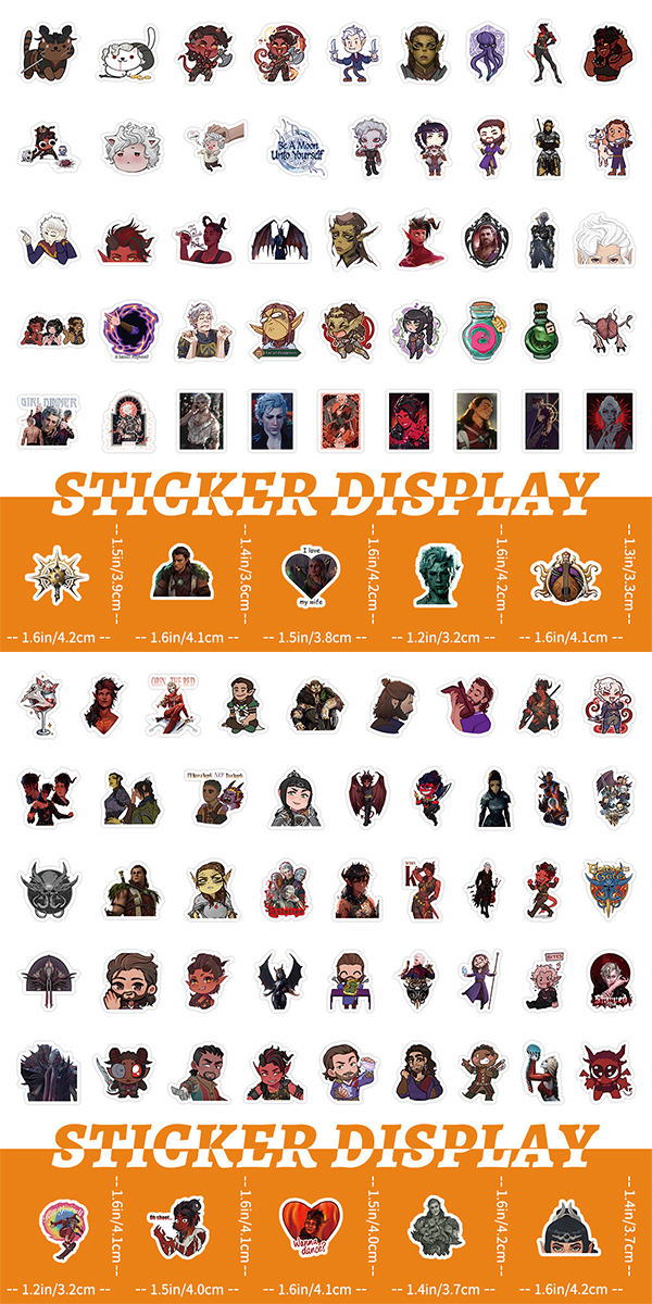  バルダーズゲート ステッカー2