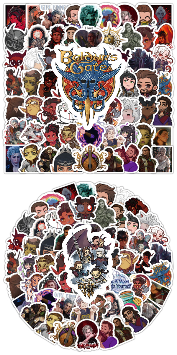  バルダーズゲート ステッカー4
