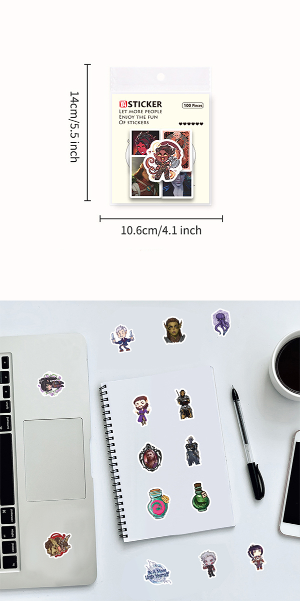  バルダーズゲート ステッカー6
