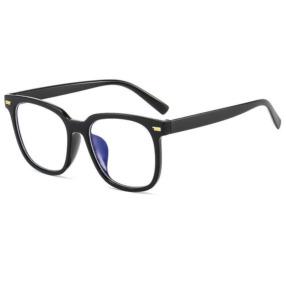 ビッグフレーム 伊達メガネ 全5色 ブルーライトカット UVカット 透明 クリア フレーム だてめがね PCメガネ 大きめ おしゃれ めがね 眼鏡 サングラス｜lupo｜02