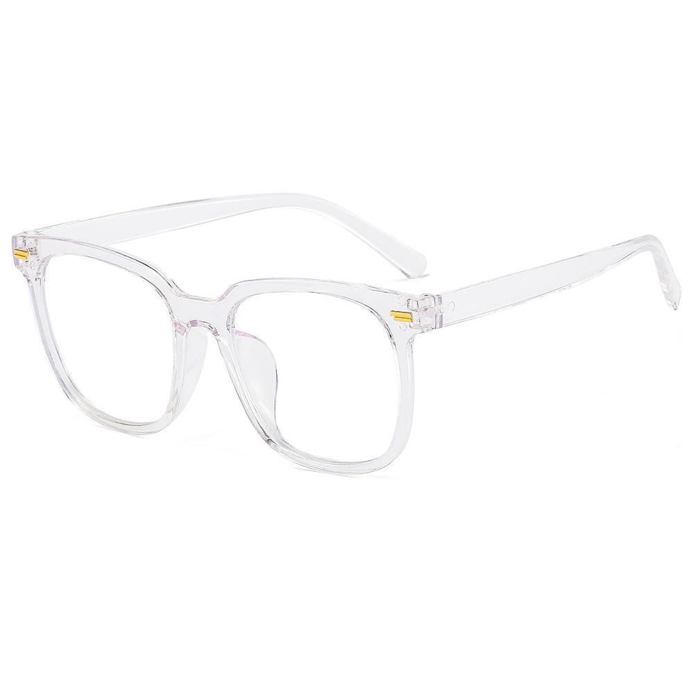ビッグフレーム 伊達メガネ 全5色 ブルーライトカット UVカット 透明 クリア フレーム だてめがね PCメガネ 大きめ おしゃれ めがね 眼鏡 サングラス｜lupo｜06