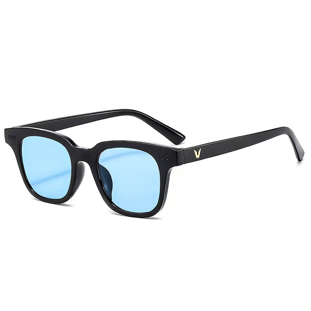 オールドスクール バイカー サングラス 全6色 カラーレンズ 大きめ