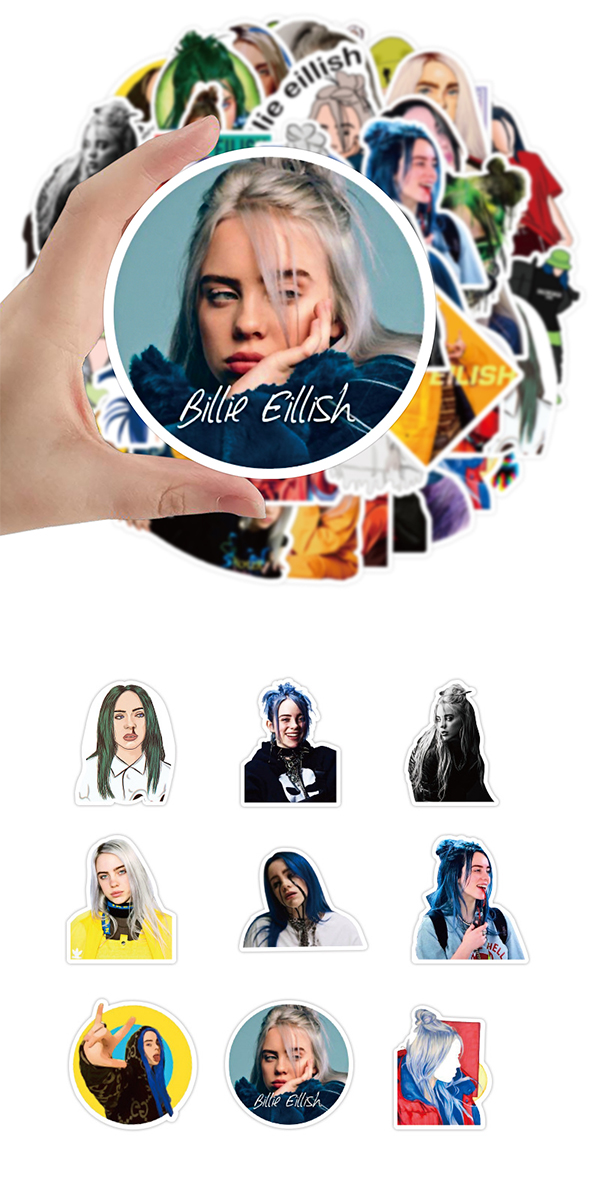 ビリーアイリッシュ ステッカー 50枚セット Ver.2 Billie Eilish