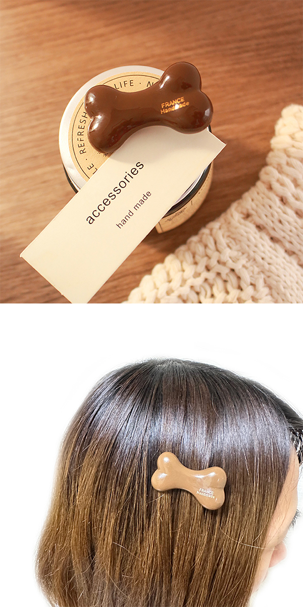 SALE 骨デザイン ヘアピン 2個セット 全4色 ヘアクリップ 髪留め ヘア