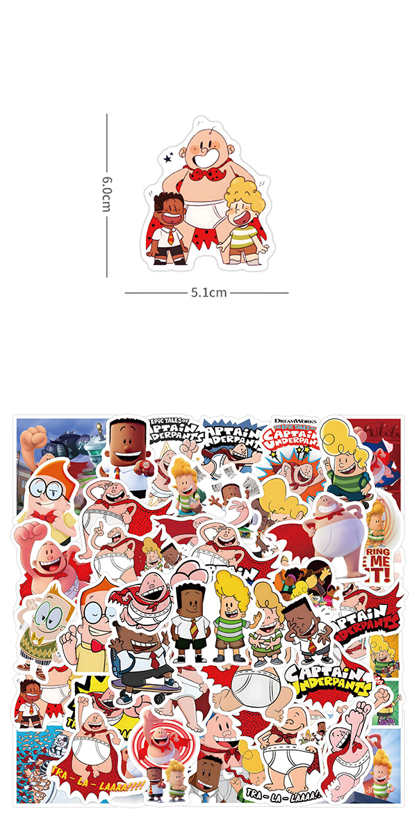 スーパーヒーローパンツマン ステッカー4