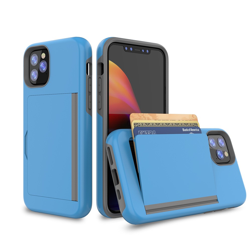 カードホルダー付き iPhone11 Pro ケース 全6色 液晶フィルム付き アイフォンケース カ...