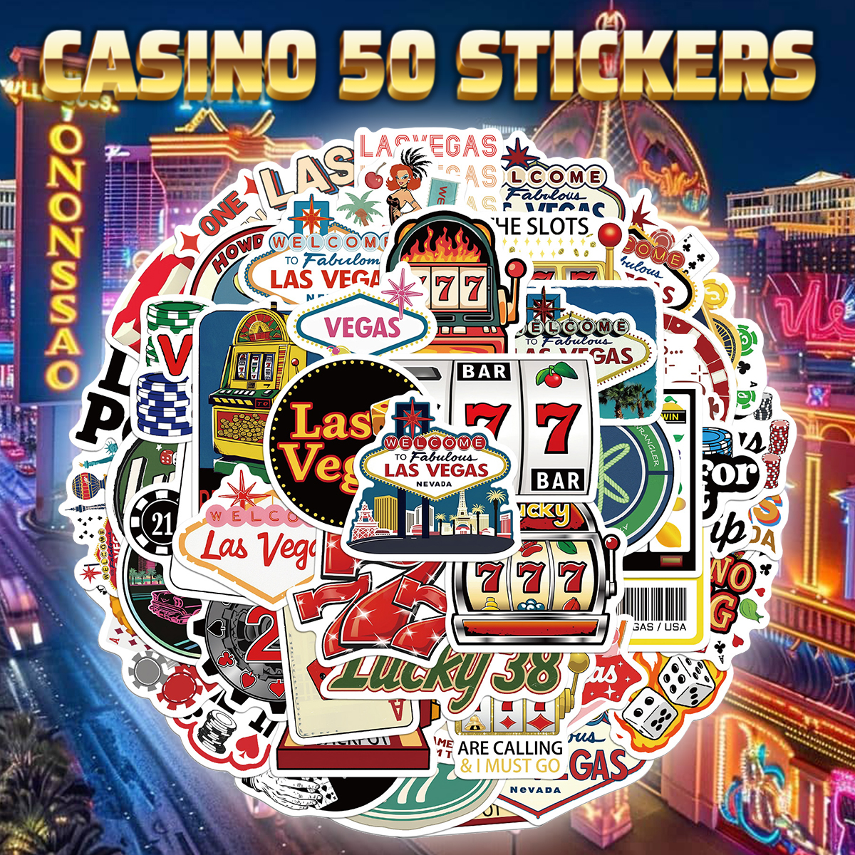 カジノ ステッカー1