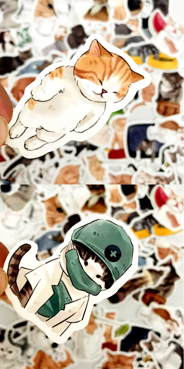  ネコイラストv1-3