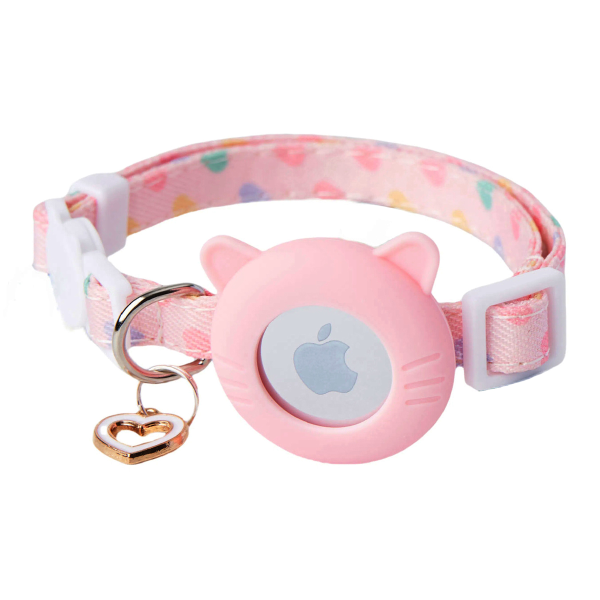 AirTag装着用 ネコ 首輪 全3色 エアタグ GPS 追跡 猫 猫用 猫用首輪 猫