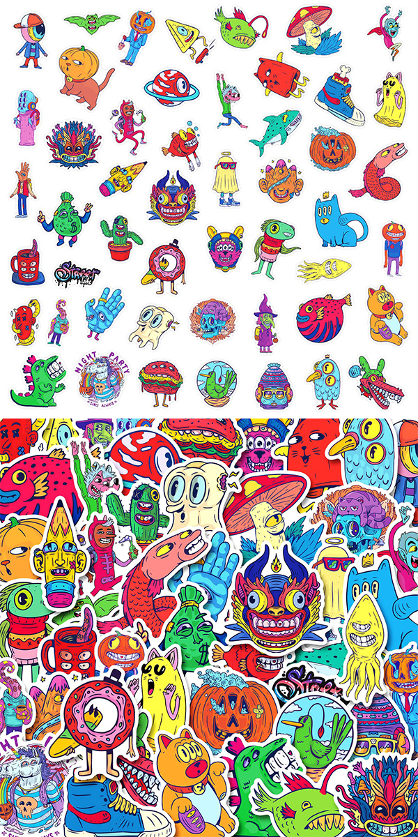  モンスター ステッカー2