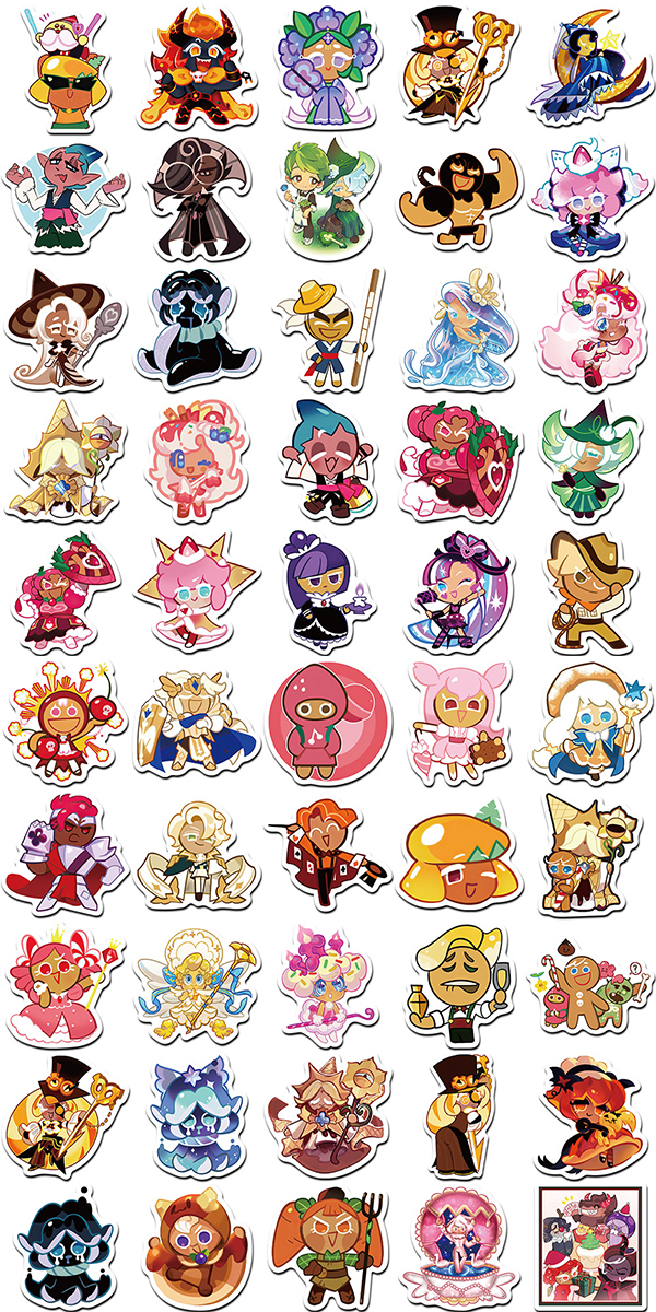 クッキーキングダム ステッカー2