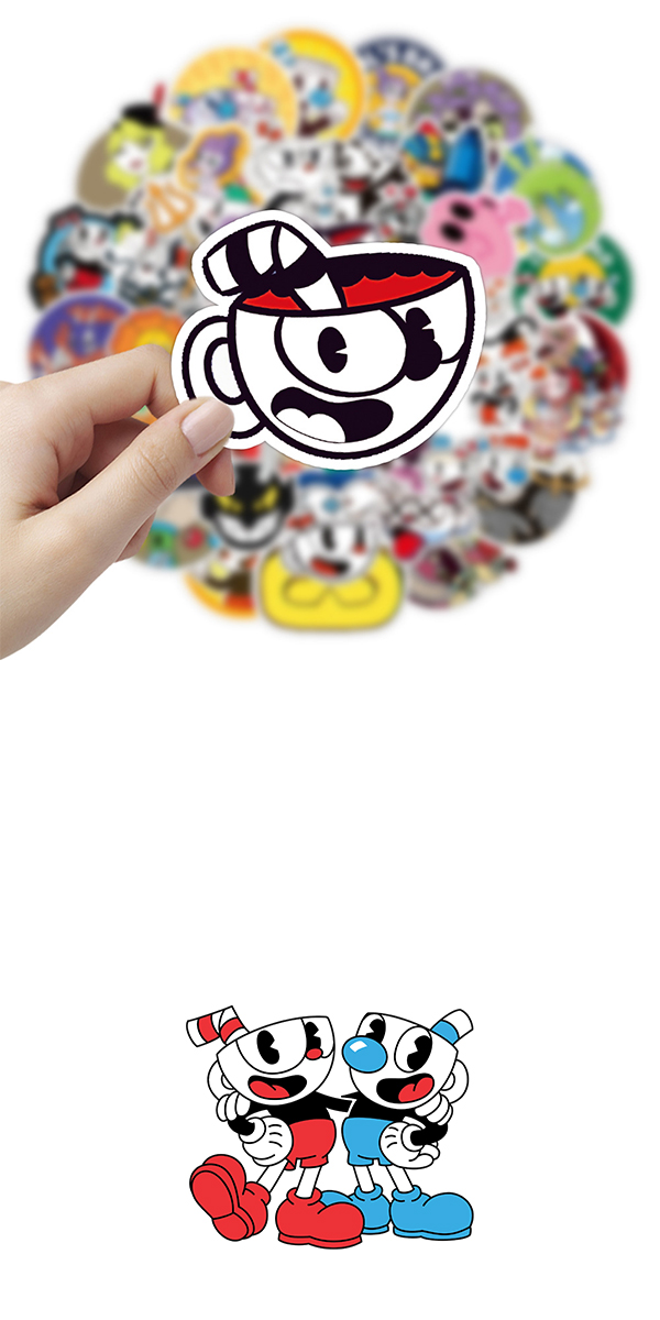 カップヘッドステッカー4