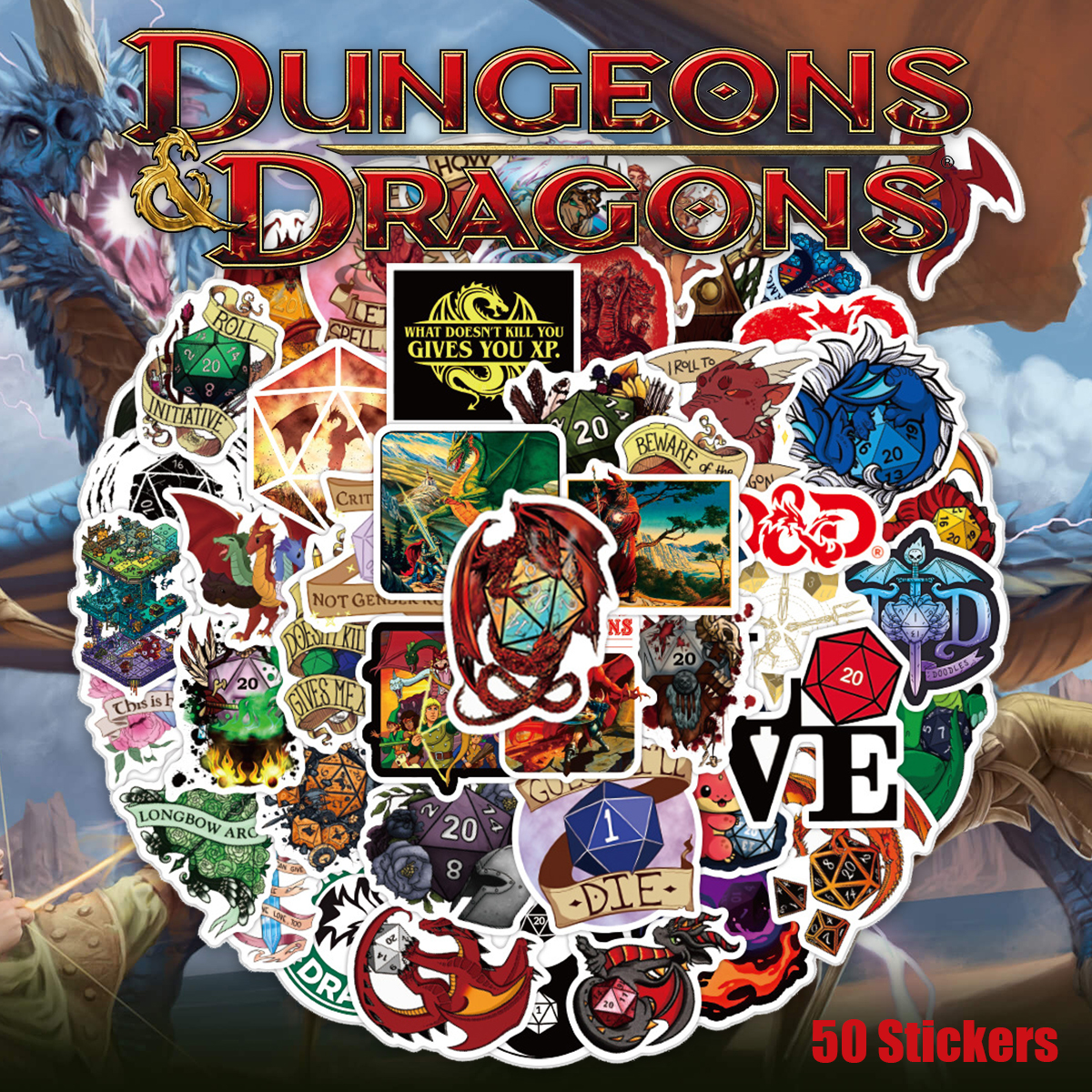  ダンジョンズ&ドラゴンズ ステッカー1