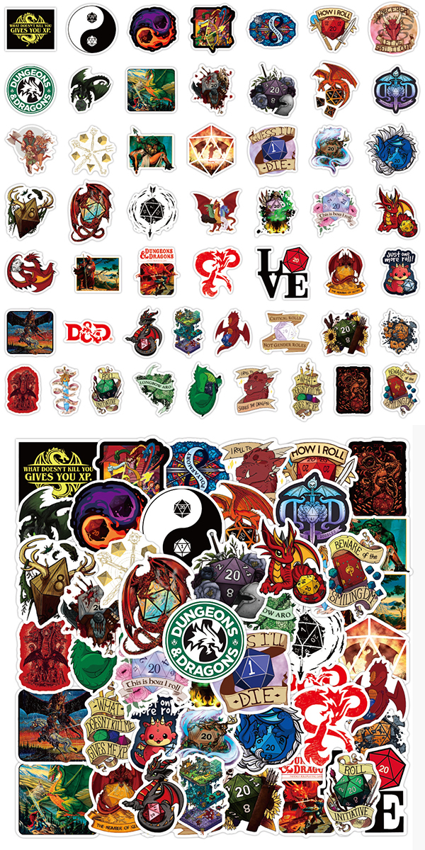  ダンジョンズ&ドラゴンズ ステッカー2