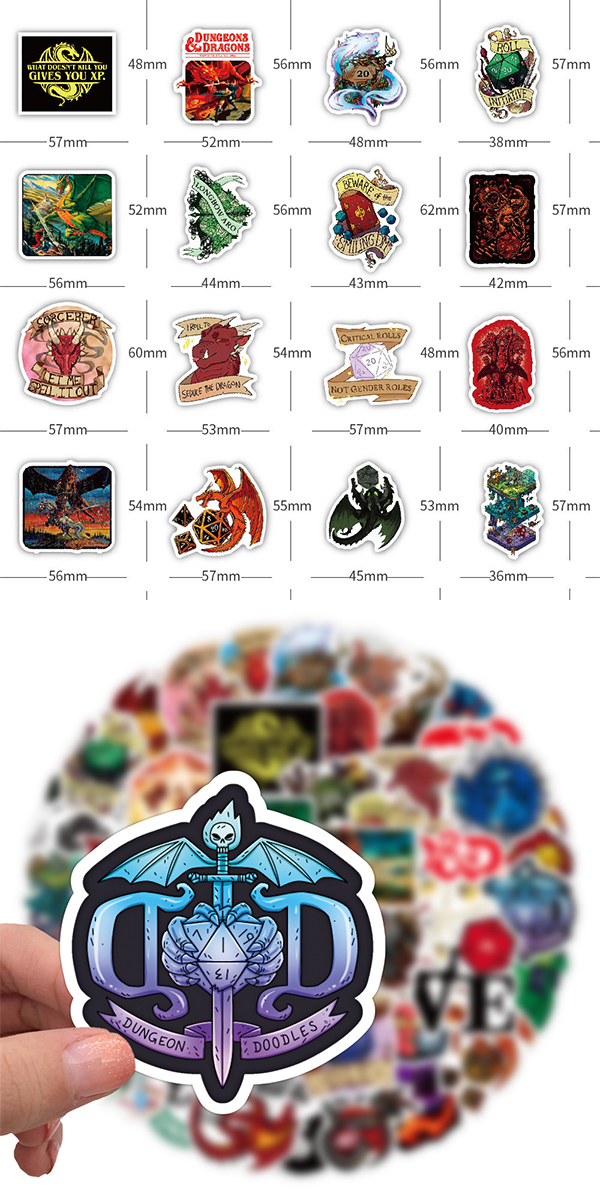  ダンジョンズ&ドラゴンズ ステッカー3