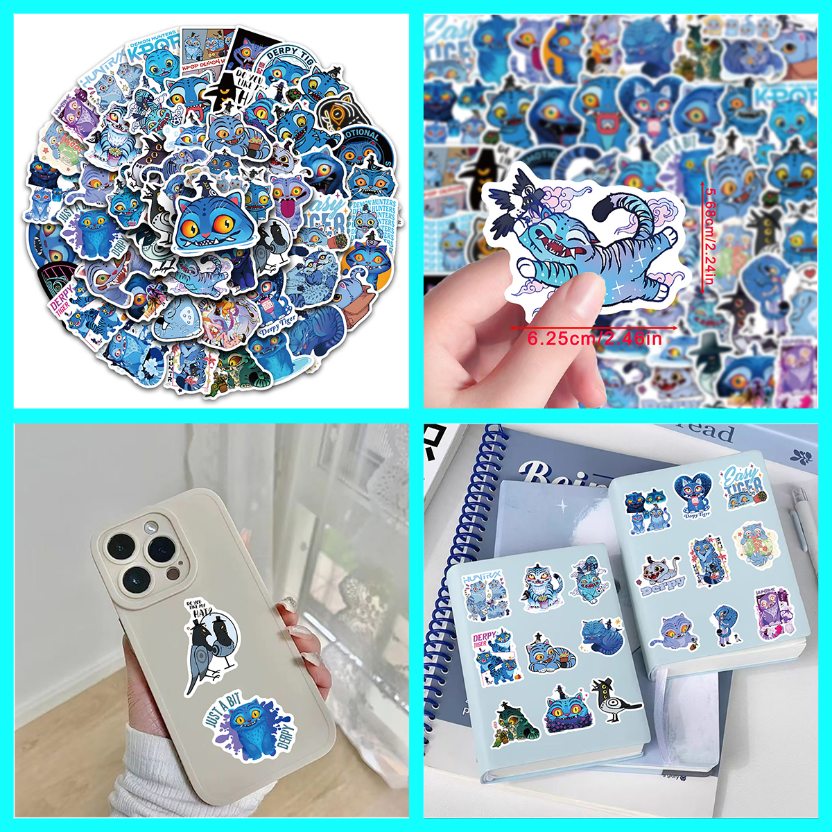 ダーピータイガー ステッカー4