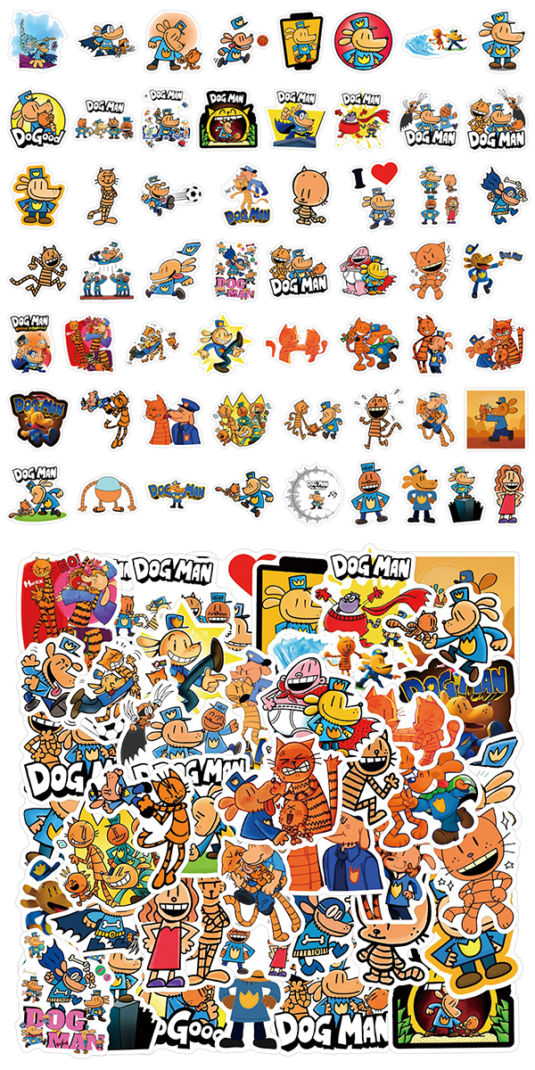 DOG MAN ステッカー 57枚セット PVC 防水 シール ドッグマン デイブ
