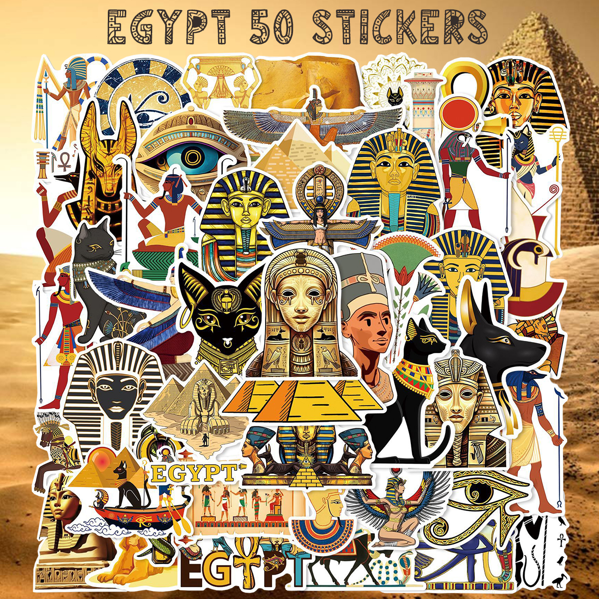  エジプト ステッカー1