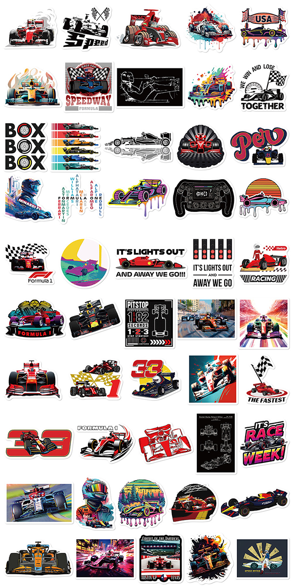 F1 ステッカー2